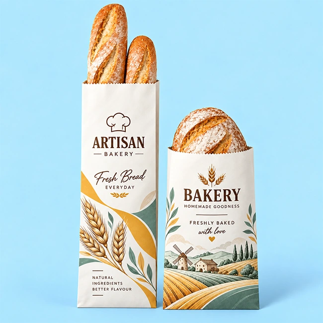custom bread bags view 2