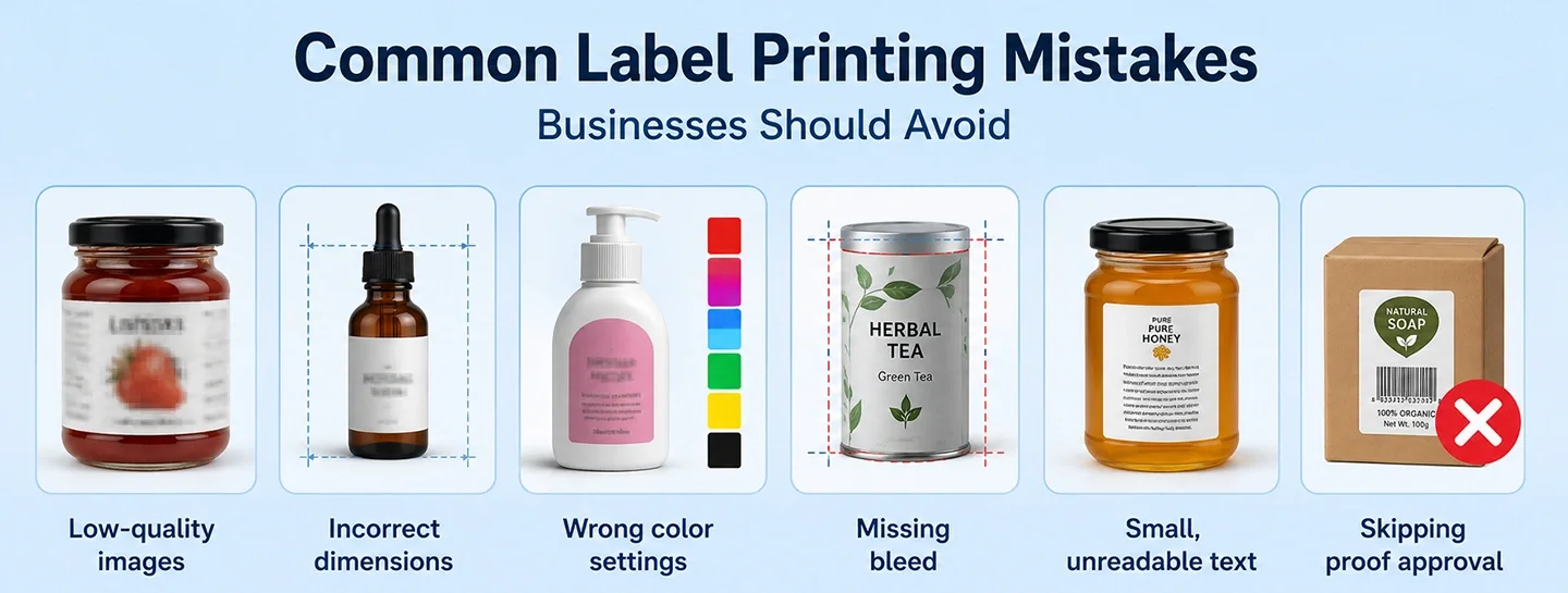 common label printing mistakes businesses should avoid