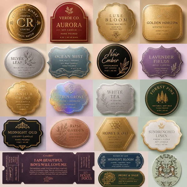 foil labels view 1