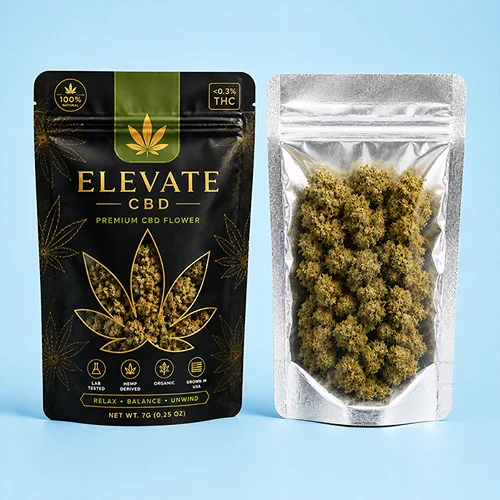 cbd mylar bags view 3