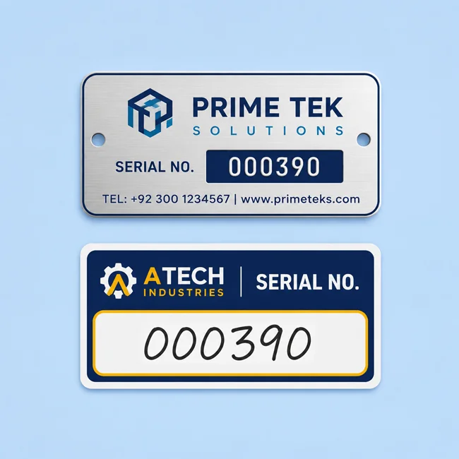 serial number labels view 2