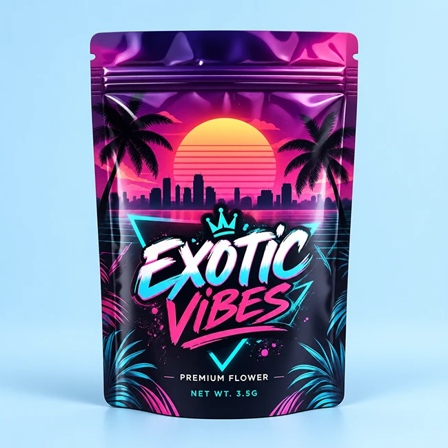 custom exotic mylar bags view 1