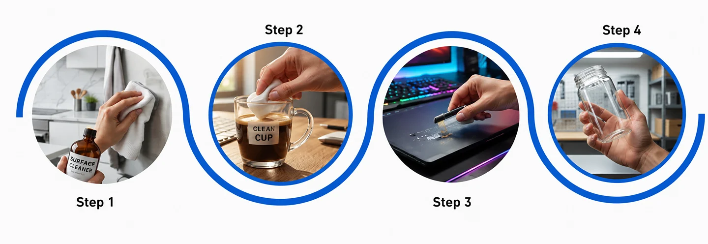 4 steps to safely clean sticker residue off laptops and delicate electronics