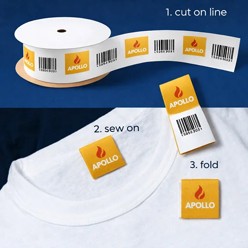 Barcode Clothing Labels View 2