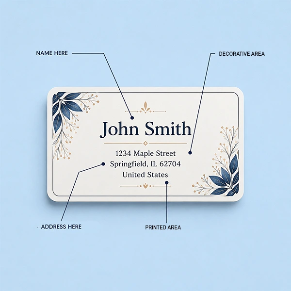 address labels view 4