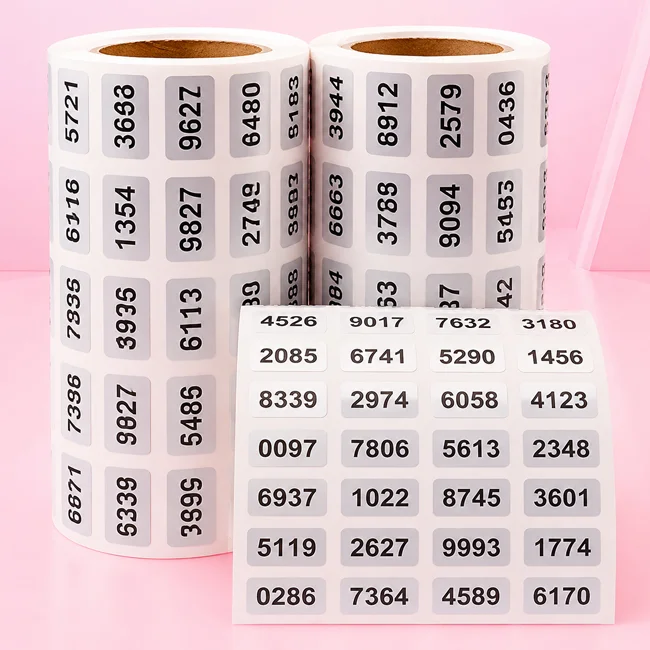 serial number labels view 3