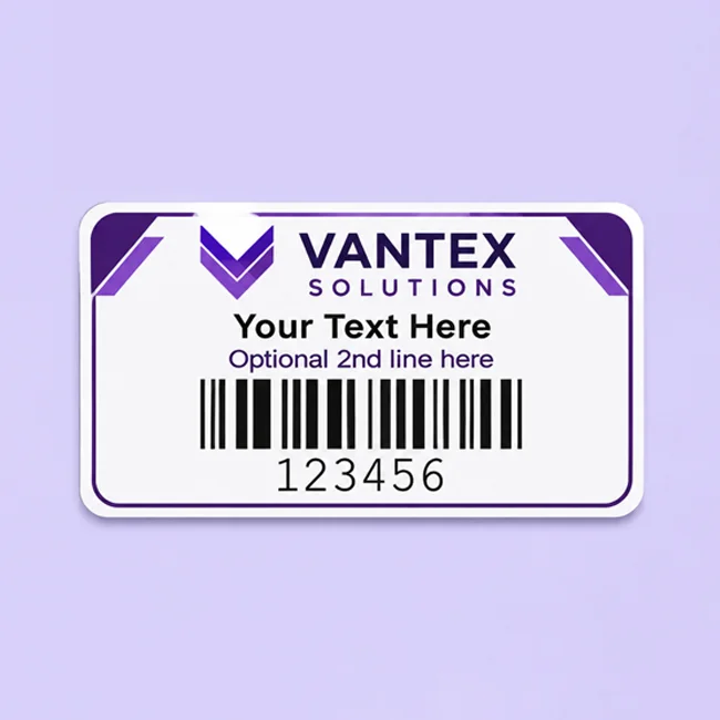 serial number labels view 1